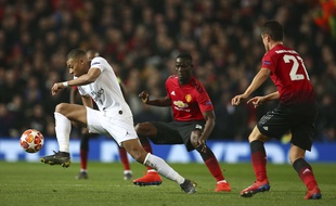 A Old Trafford, Kylian Mbappé a inscrit son 14e but en C1.