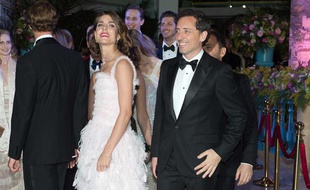 Charlotte Casiraghi et Gad Elmaleh à Monaco, le 24 mars 2013.