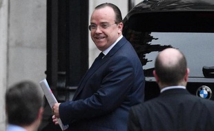 Stuart Gulliver, directeur général de HSBC à Londres le 9 mars 2015