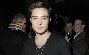 L'acteur Ed Westwick lors d'une soirée au Bowery Hotel, à New York, le 9 février 2010.