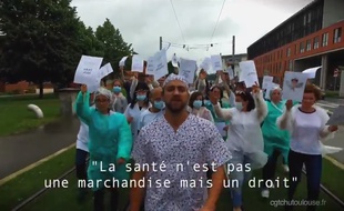 Le clip du personnel soignant CGT du CHU s'inspire de la chanson