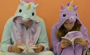 Lectrices de manga à japan Expo 2015