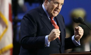 L'ancien candidat à la présidentielle américaine Mike Huckabee, à Tampa, le 29 août 2012.