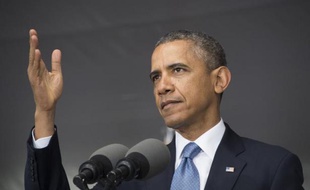 Barack Obama lors de son discours à West Point, le 28 mai 2014