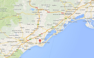 Google Map d'Agde, dans l'Hérault.