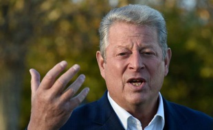 Al Gore, ancien vice-président, politicien et prix Nobel de la paix à Paris, le 13 novembre 2015 à Paris