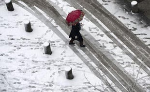 Paris sous la neige, le 19 décembre 2010.