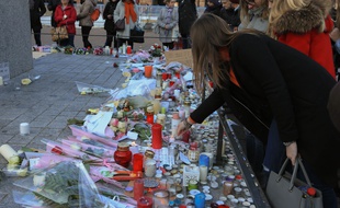 Illustration marche de Noël et hommages deux jours après la fusillade. Strasbourg le 13 décembre 2018.