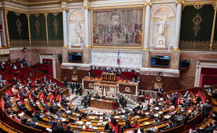 L'hémicycle de l'Assemblée nationale (illustration).