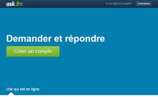 Le réseau social ask.fm.