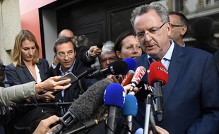 Le ministre de la Cohésion des territoires Richard Ferrand dans le Finistère le 11 juin 2017.