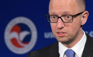 Le Premier ministre ukrainien Arseni Iatseniouk, le 13 juillet 2015 à Washington D.C.