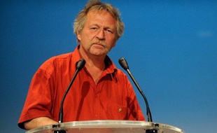 José Bové lors d'un meeting d'Europe-Ecologie, le 7 mai 2009 à Nancy.