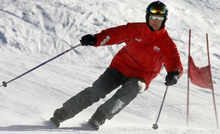Michael Schumacher sur les pistes italiennes en 2005.