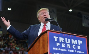 Donald Trump à Wilmington (Caroline du Nord) le 9 août 2016.