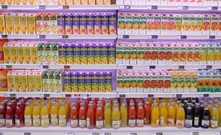 Rayon de jus de fruit frais.