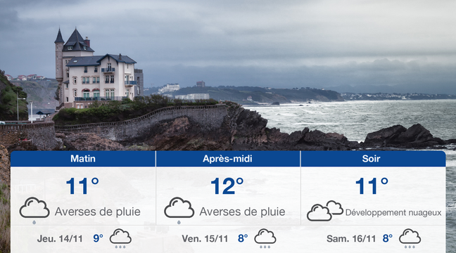 Météo Biarritz: Prévisions du mercredi 13 novembre 2019 - 20minutes.fr