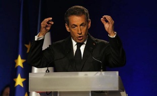 Nicolas Sarkozy en meeting le 21 octobre 2014 à Nice