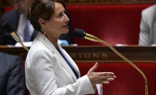 La ministre de l'Ecologie, Ségolène Royal à l'Assemblée nationale à Paris, le 24 juin 2015