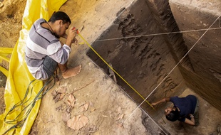 Des archéologues ont mené des recherches dans un un secteur de l'Amazonie près d'un ancien lac.