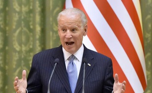 Le vice-président américain Joe Biden à Kiev le 7 décembre 2015