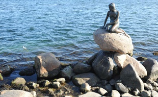 La statue de La Petite Sirène à Copenhague