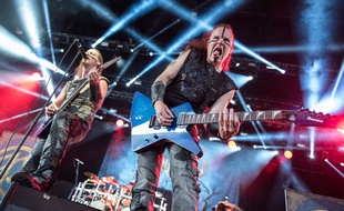 Le groupe Ensiferum a joué à la Foire aux vins de Colmar en 2015