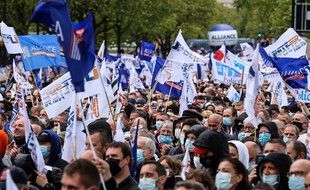 Selon les organisateurs, 35.000 personnes ont assisté au rassemblement citoyen organisé par les syndicats de police ce mercredi