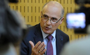 Brice Robin, le Procureur de la République de Montpellier, le 1er octobre, lors d'un point-presse.