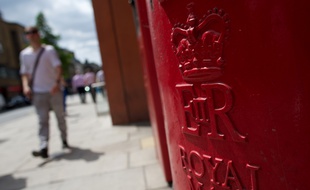 Une boîte postale de la Royal Mail, à Londres, le 10 juillet 2013. (Illustration)
