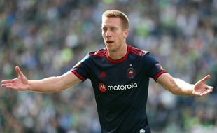 Robert Beric, ici en mars 2020 avec Chicago Fire en MLS.