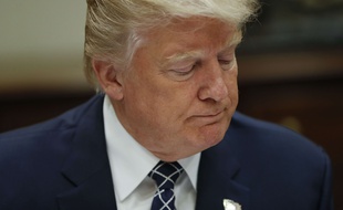 Donald Trump s'est dit «très déçu» après le nouvel échec des républicains pour abroger Obamacare, le 18 juillet 2017.