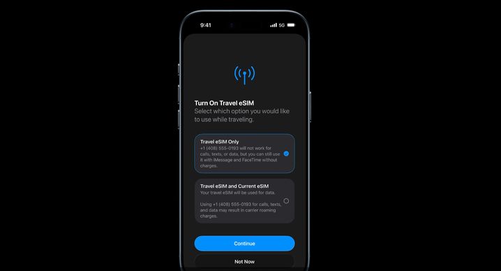 Le nouvel iPhone Air d'Apple adopte la carte eSIM.