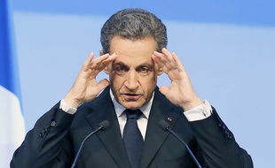 Nicolas Sarkozy au meeting de lancement de la campagne du parti Les Républicains pour les régionales, à Nogent-sur-Marne, le 27 septembre 2015.