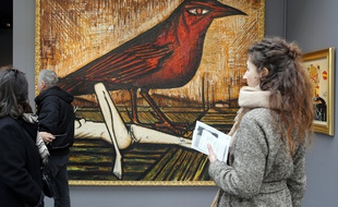 L'Oiseau Rouge de Bernard Buffet au Grand palais à Paris en 2013.