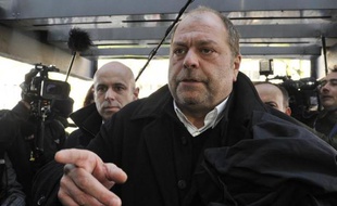 L'avocat de David Roquet, maître Eric Dupond-Moretti, à son arrivée au palais de justice le 2 février 2015 à Lille