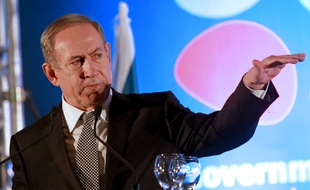 Le Premier ministre israélien Benyamin Netanyahou lors de son discours annuel de fin d'année aux journalistes étrangers, à Jérusalem, le 20 décembre 2016.
