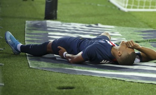 Kylian Mbappé s'est blessé lors de PSG-Toulouse, le 25 août 2019.