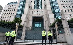 Le siège du MI6 (Secret Intelligence Service), à Londres