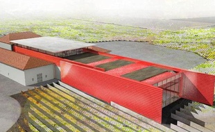 Le projet de rénovation des chais du château La Dominique, par l'architecte Jean Nouvel