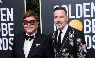 Le chanteur Elton John et son époux, David Furnish