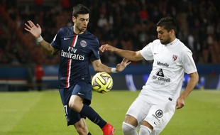 Javier Pastore a délivré trois passes décisives lors de la victoire du PSG contre Metz (3-1), le 28 avril 2015.