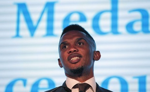 Samuel Eto'o en mars 2015 à Londres.