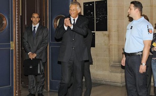 Dominique de Villepin à son arrivée à l'audience du procès Clearstream le 30 septembre 2009.