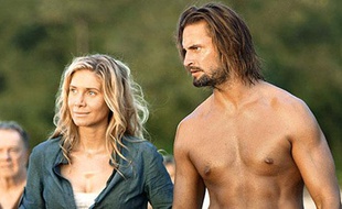 Sawyer et Juliet dans le premier épisode de la saison 5 de «Lost».