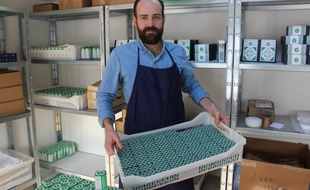 Fabien Meaudre utilise la méthode de saponification à froid pour sa production.