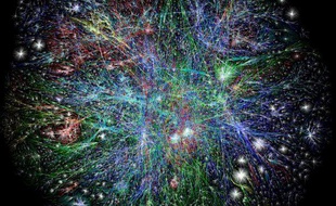 Une carte partielle d'Internet