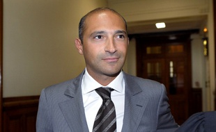 Thomas Fabius, fils de Laurent Fabius, le 1er juin 2011 au au Tribunal de Grande Instance de Paris.