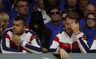Jo-Wilfried Tsonga, le 22 novembre 2014 à Lille.