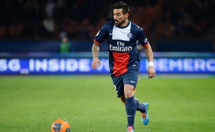 Ezequiel Lavezzi lors du match entre le PSG et Nantes le 19 janvier 2014.